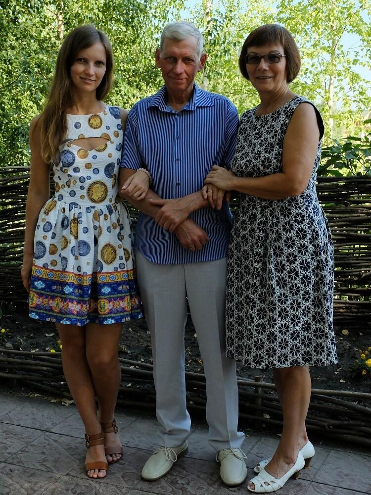 Я с родителями, Ульяновск, 2014 год